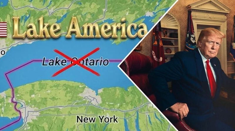 Trump Renames Lake Ontario ‘Lake America’