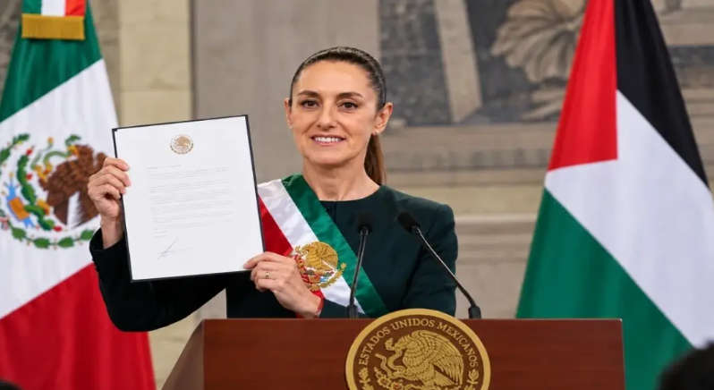 Mexican President Claudia Sheinbaum Renews Call for an Independent Palestine